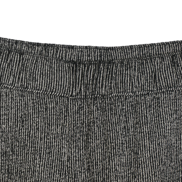 Coldwater Creek Pants Womens Petite Large PL Pull On Pockets Black White Cropped - Picture 4 of 10